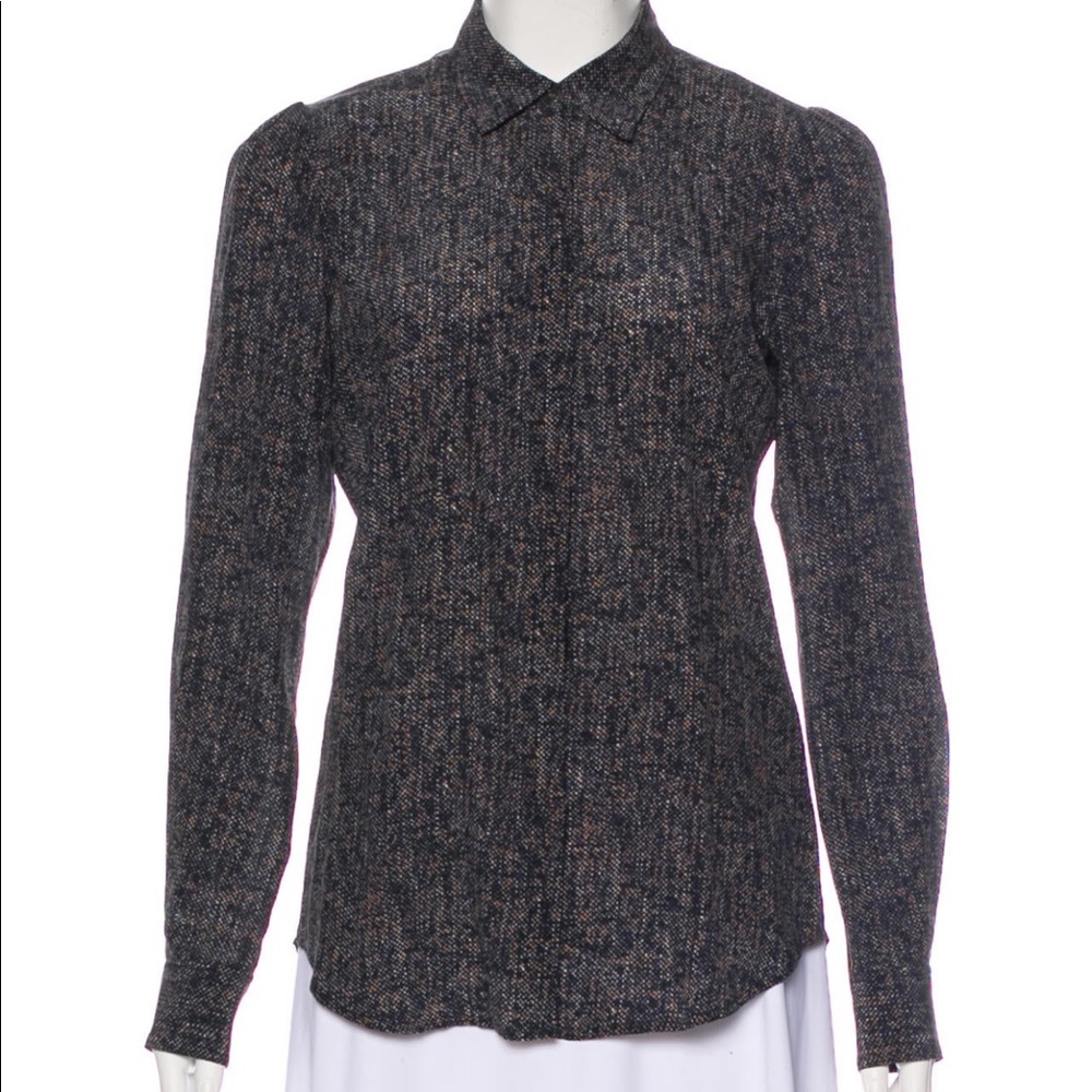 Theory silk blouse